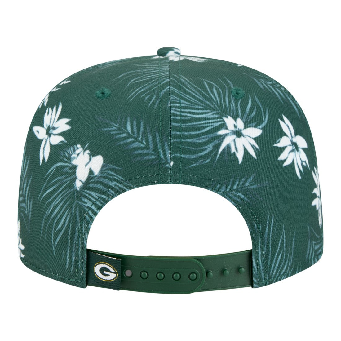 Palm Print A-Frame 9FIFTY Snapback Hat - Green Bay Packers Hats