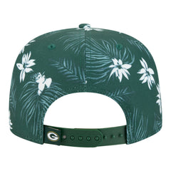 Palm Print A-Frame 9FIFTY Snapback Hat - Green Bay Packers Hats