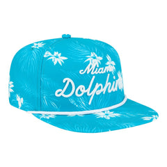 Palm Print A-Frame 9FIFTY Snapback Hat - Miami Dolphins Hats
