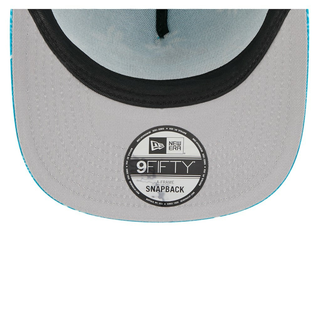 Palm Print A-Frame 9FIFTY Snapback Hat - Miami Dolphins Hats