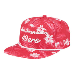Palm Print A-Frame 9FIFTY Snapback Hat - San Francisco 49ers Hats