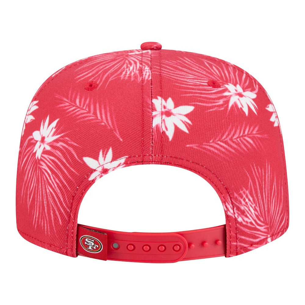 Palm Print A-Frame 9FIFTY Snapback Hat - San Francisco 49ers Hats