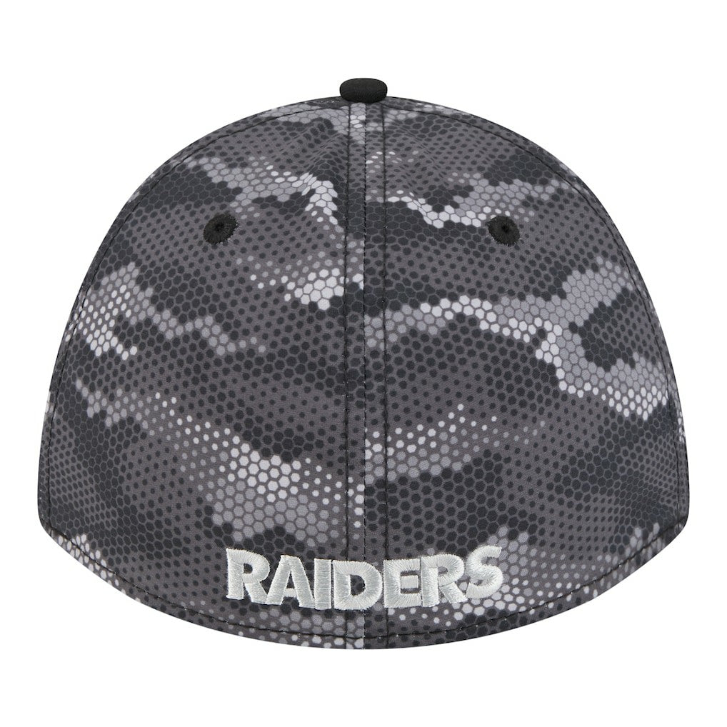 Camo A-Frame 39THIRTY Flex Hat - Las Vegas Raiders Hats