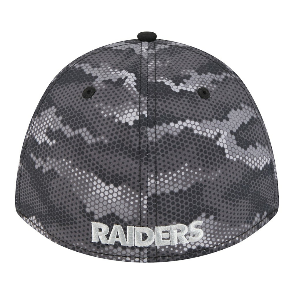Camo A-Frame 39THIRTY Flex Hat - Las Vegas Raiders Hats
