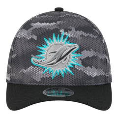 Camo A-Frame 39THIRTY Flex Hat - Miami Dolphins Hats