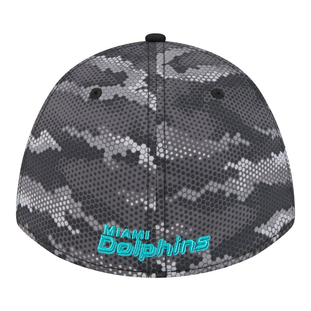 Camo A-Frame 39THIRTY Flex Hat - Miami Dolphins Hats