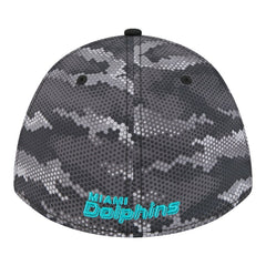 Camo A-Frame 39THIRTY Flex Hat - Miami Dolphins Hats