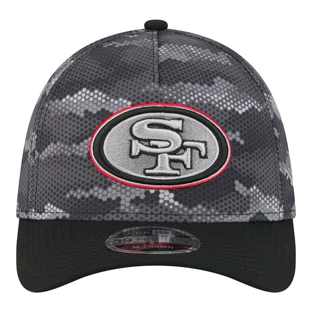 Camo A-Frame 39THIRTY Flex Hat - San Francisco 49ers Hats