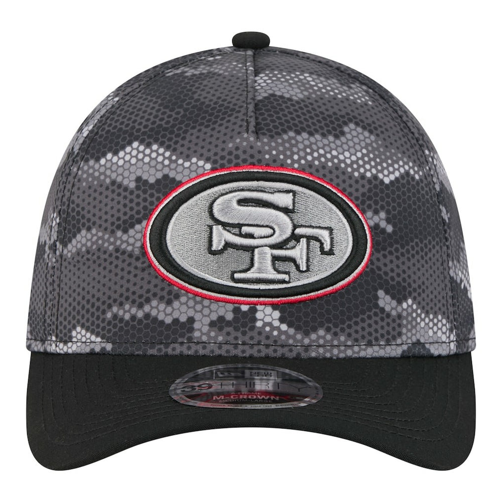 Camo A-Frame 39THIRTY Flex Hat - San Francisco 49ers Hats