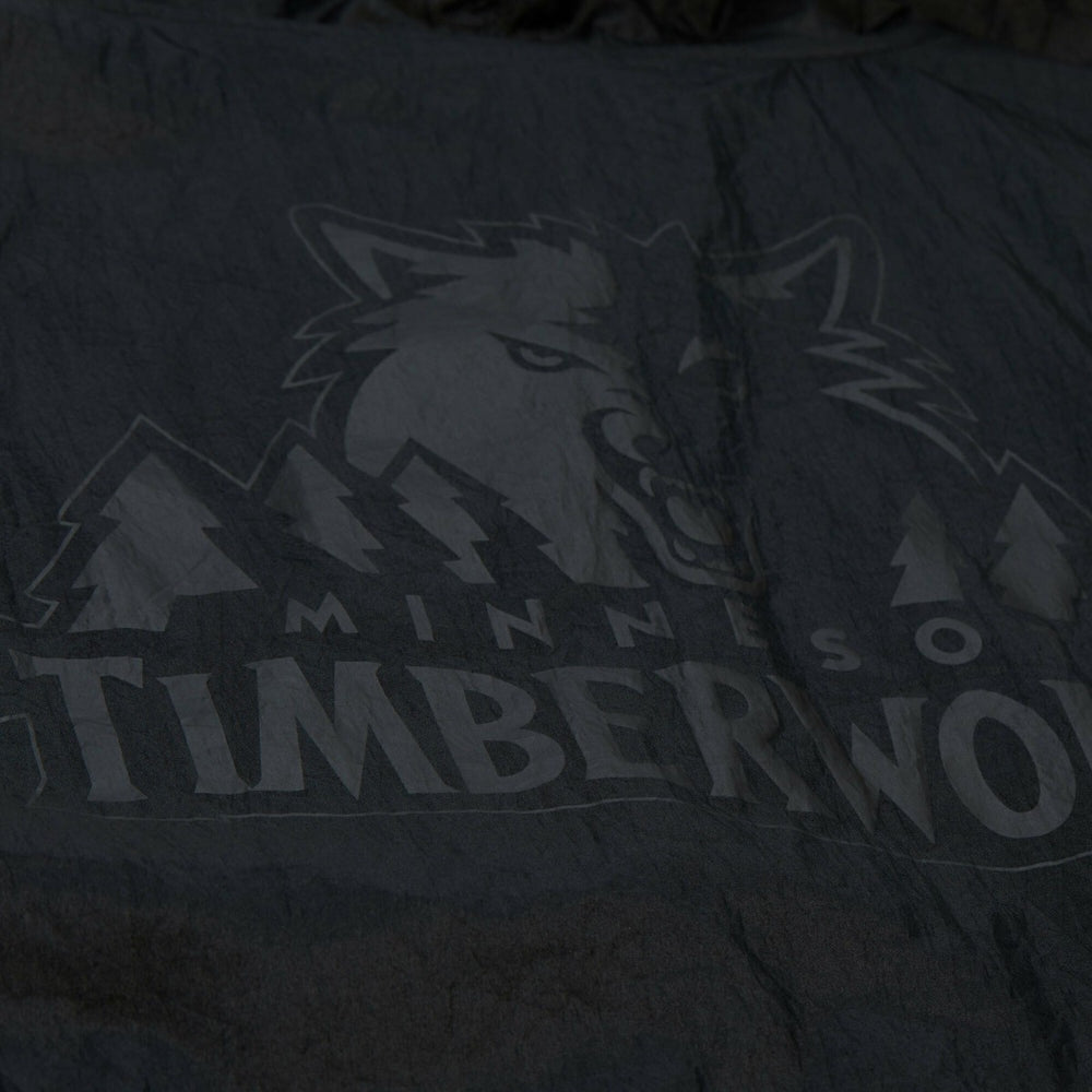 Mitchell & Ness Minnesota Timberwolves Playmaker Full-Zip Hooded Windbreaker Jacket