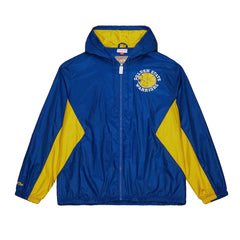 Mitchell & Ness Golden State Warriors Playmaker Full-Zip Hooded Windbreaker Jacket sale