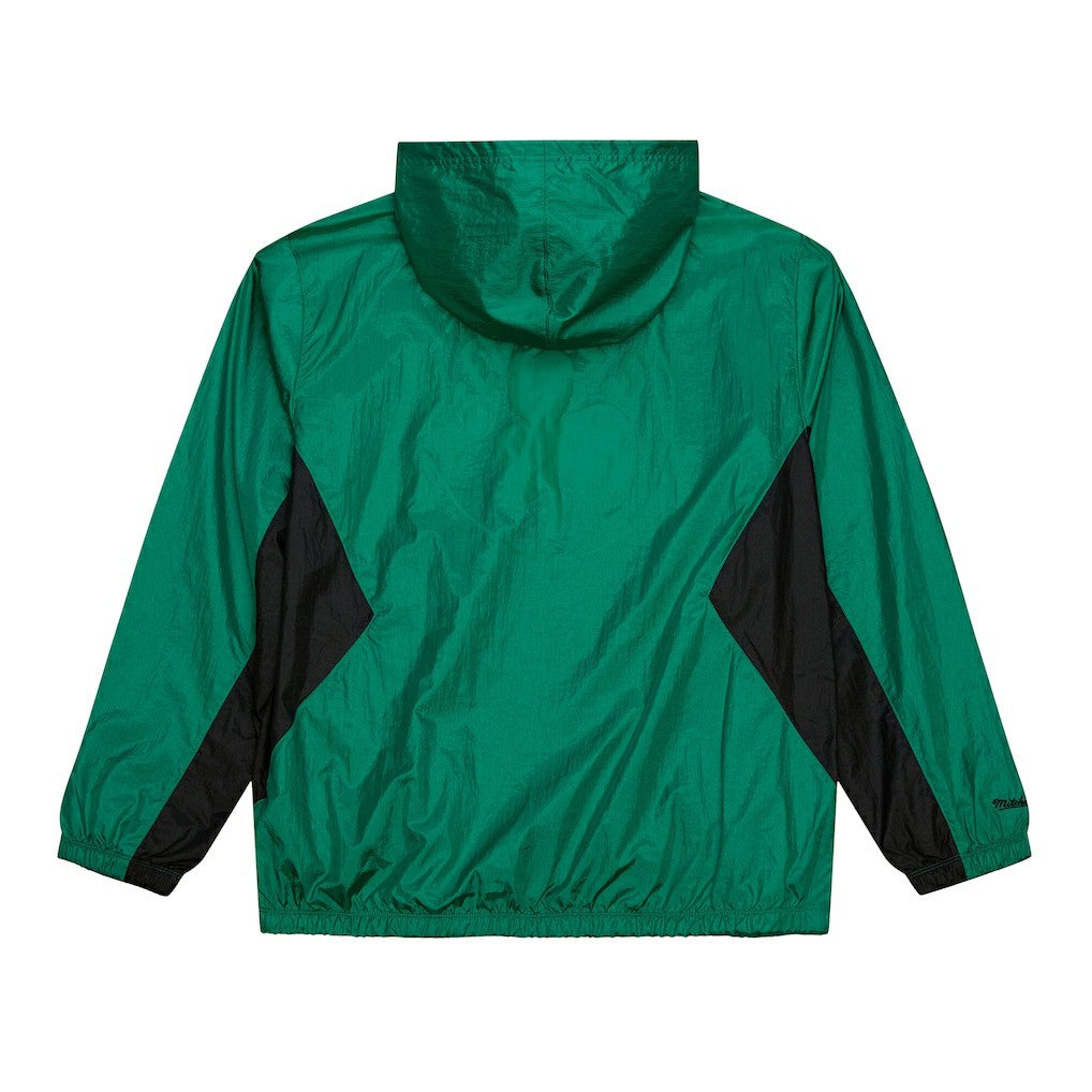Mitchell & Ness Boston Celtics Playmaker Full-Zip Hooded Windbreaker Jacket