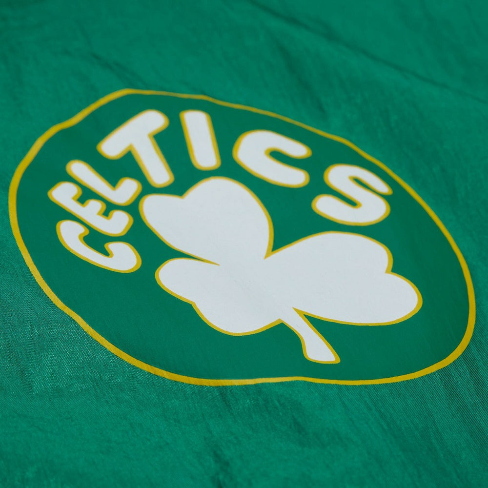 Mitchell & Ness Boston Celtics Playmaker Full-Zip Hooded Windbreaker Jacket