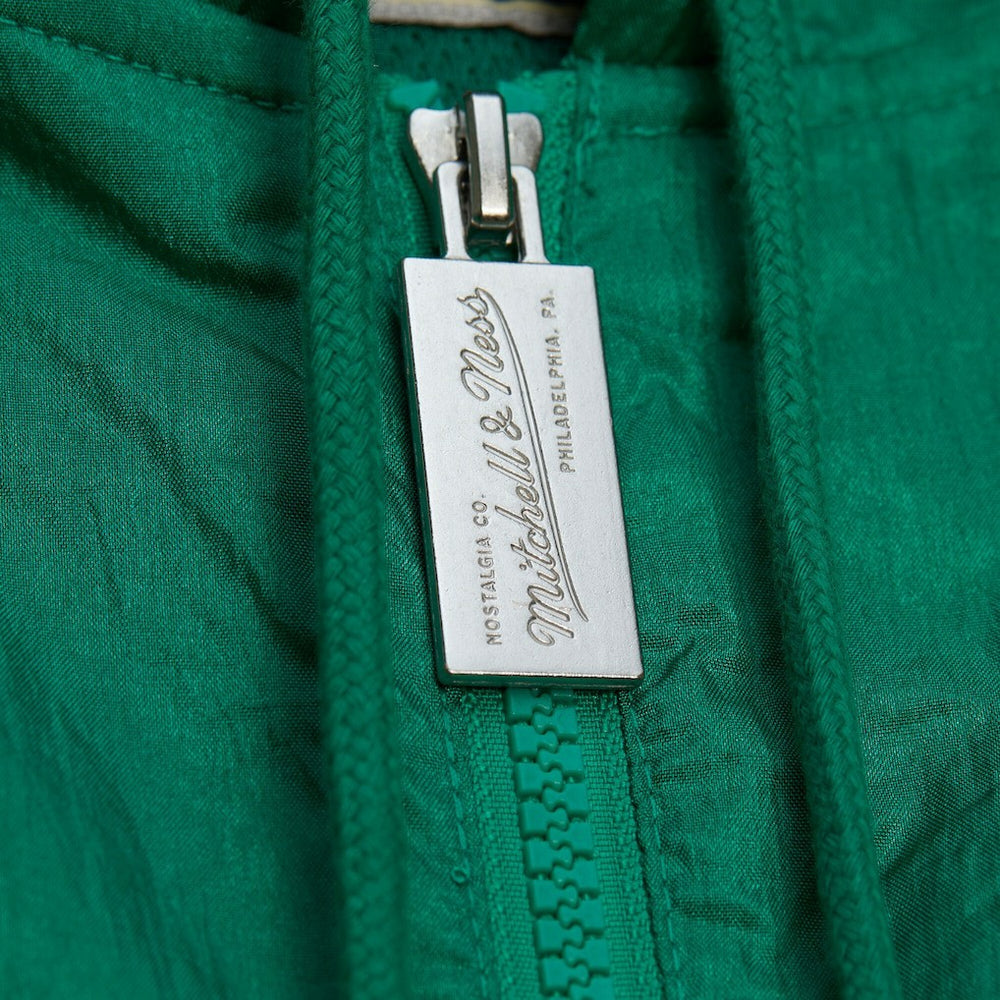 Mitchell & Ness Boston Celtics Playmaker Full-Zip Hooded Windbreaker Jacket