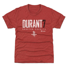 Kevin Durant Houston Rockets 500 Level Youth Elite Name & Number T-Shirt