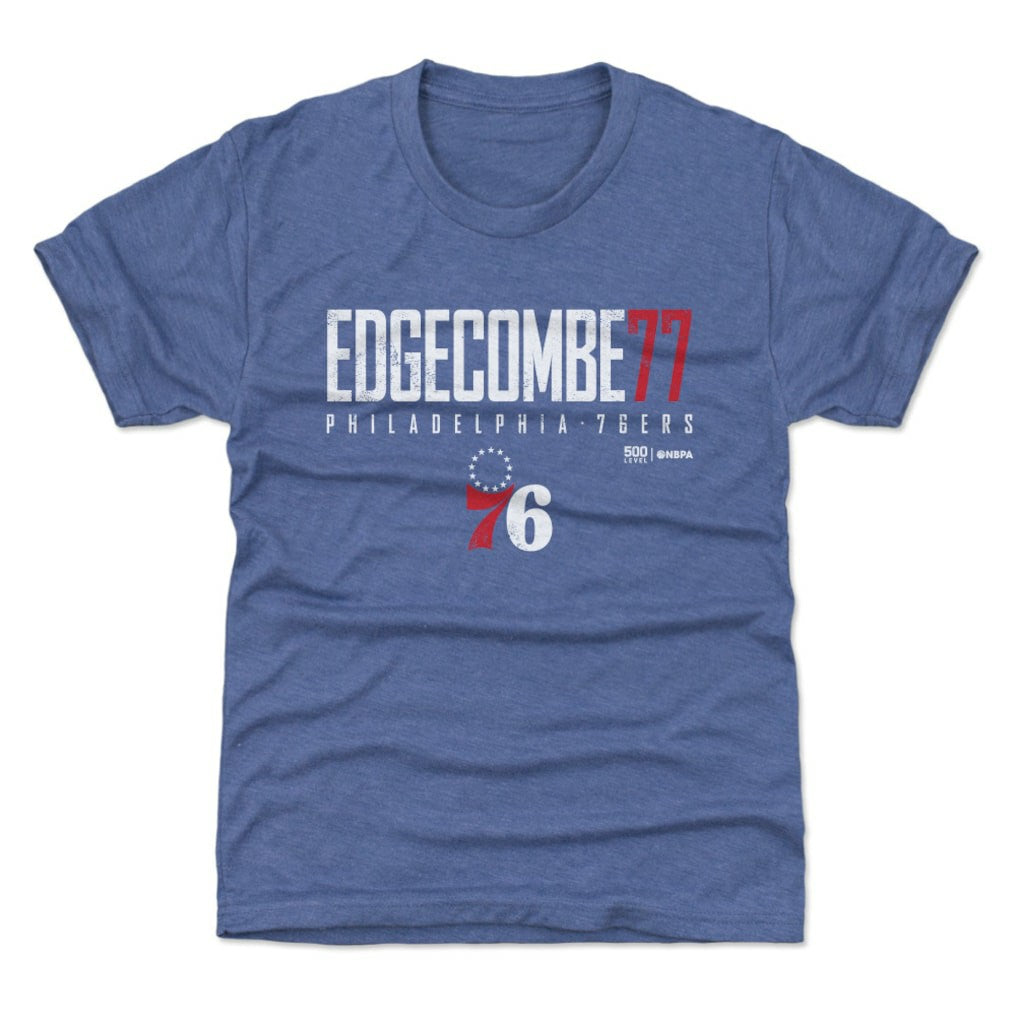 VJ Edgecombe Philadelphia 76ers 500 Level Youth Elite Name & Number T-Shirt