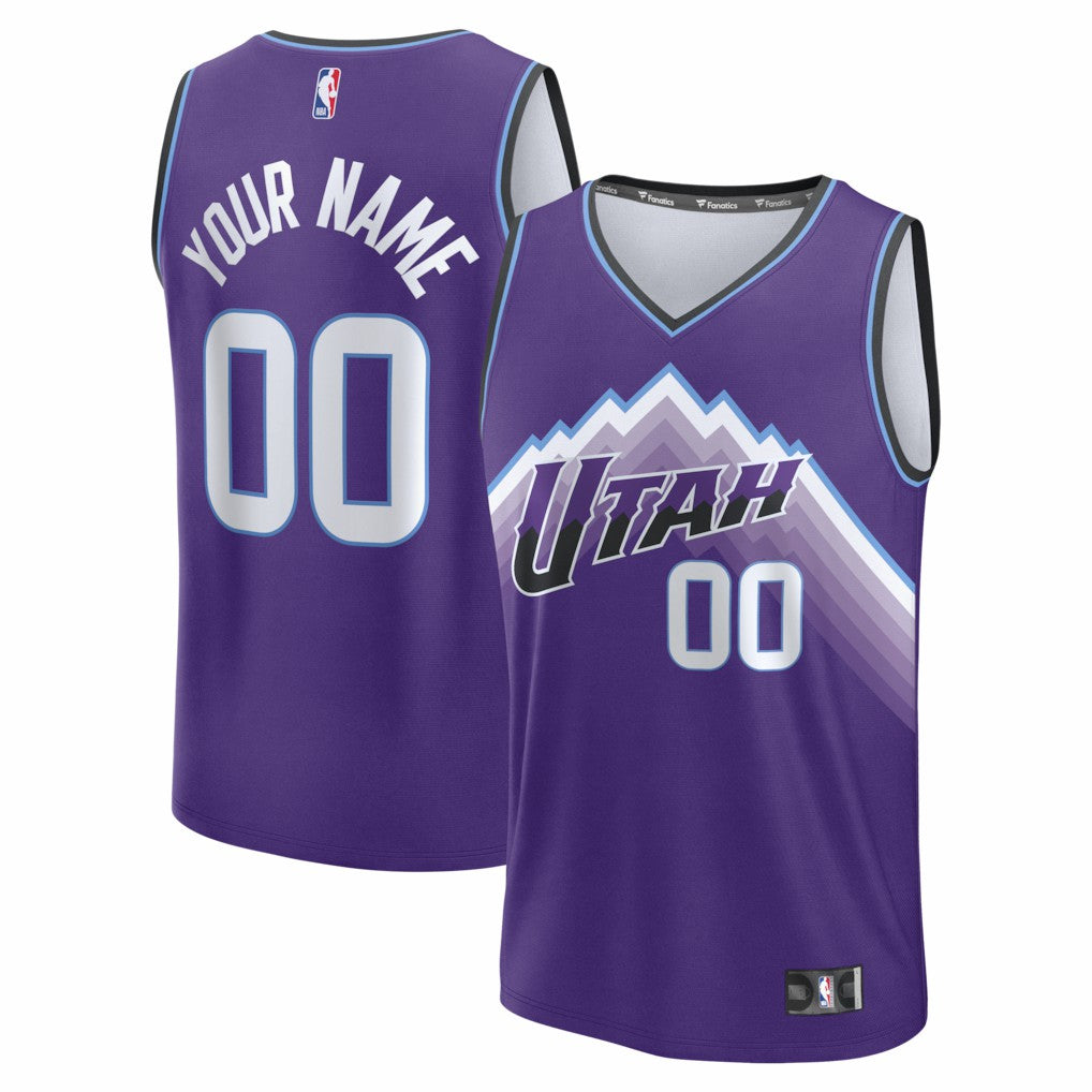 Fanatics Utah Jazz Fast Break Replica Custom Jersey