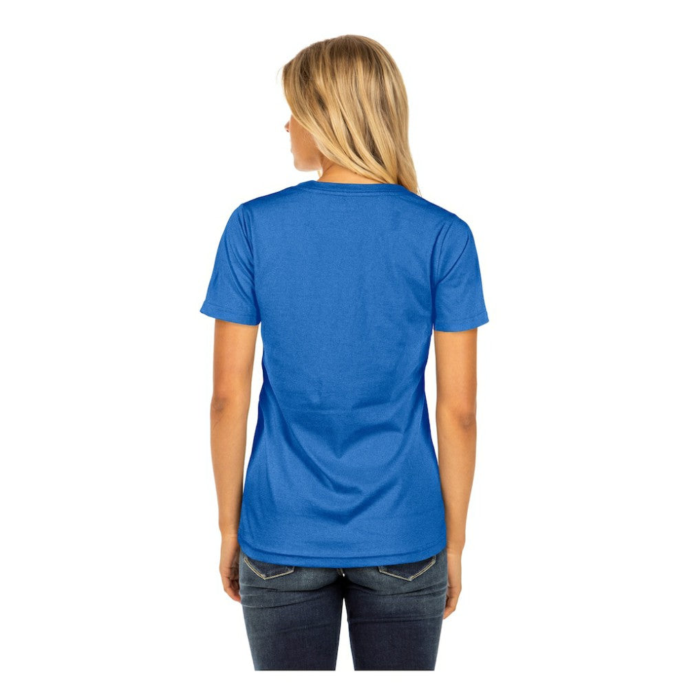 Royal Chicago Cubs New Era Women's Little Miss 2 V-Neck T-Shirt
