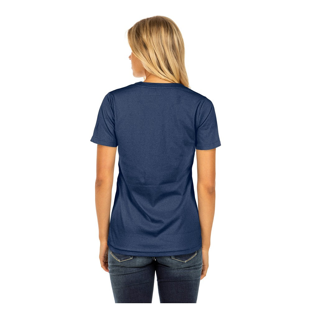 Navy Milwaukee Brewers New Era Women's Little Miss 2 V-Neck T-Shirt