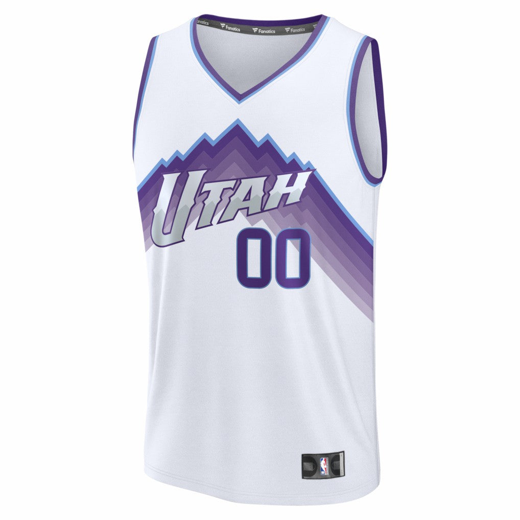 Fanatics Utah Jazz Fast Break Replica Custom Jersey
