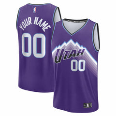 Fanatics Utah Jazz Youth Fast Break Replica Custom Jersey