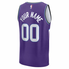 Fanatics Utah Jazz Youth Fast Break Replica Custom Jersey