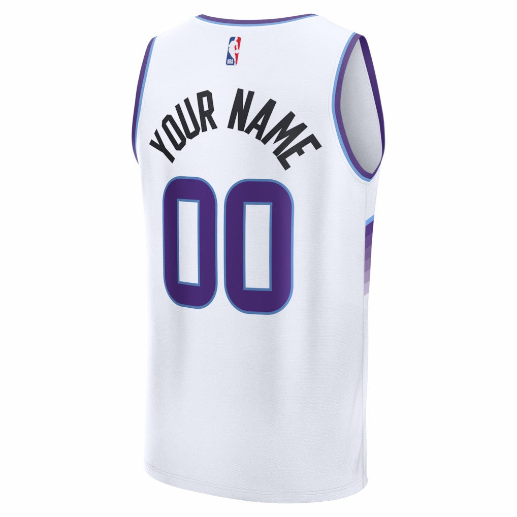 Fanatics Utah Jazz Youth Fast Break Replica Custom Jersey