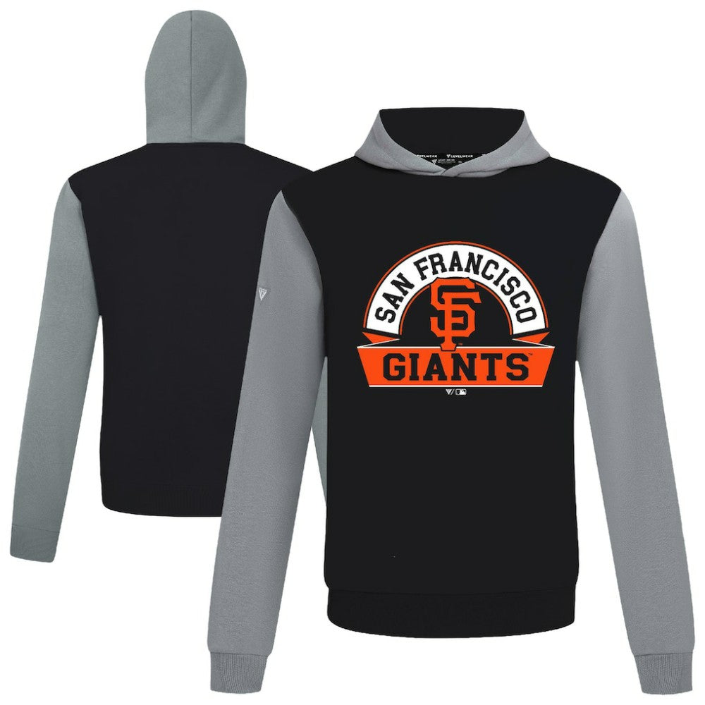 Black San Francisco Giants Levelwear Throwback Ultimate Banner Arch Hoodie