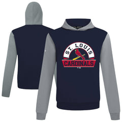 Navy St. Louis Cardinals Levelwear Throwback Ultimate Banner Arch Hoodie