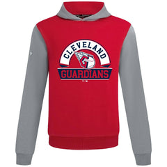 Red Cleveland Guardians Levelwear Throwback Ultimate Banner Arch Hoodie