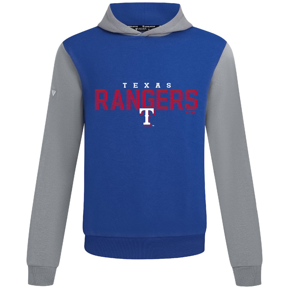 Royal Texas Rangers Levelwear Throwback Carve Ultimate Hoodie