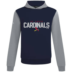 Navy St. Louis Cardinals Levelwear Throwback Carve Ultimate Hoodie