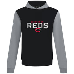 Black Cincinnati Reds Levelwear Throwback Carve Ultimate Hoodie