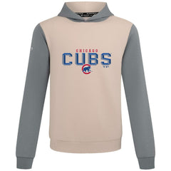 Sand Chicago Cubs Levelwear Throwback Carve Ultimate Hoodie