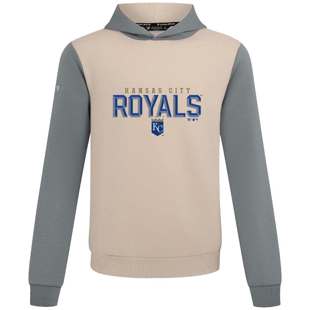 Sand Kansas City Royals Levelwear Throwback Carve Ultimate Hoodie