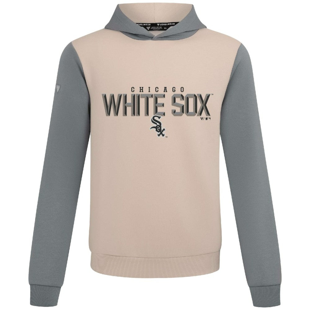 Sand Chicago White Sox Levelwear Throwback Carve Ultimate Hoodie