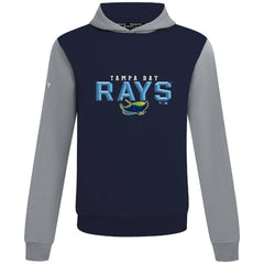 Navy Tampa Bay Rays Levelwear Throwback Carve Ultimate Hoodie
