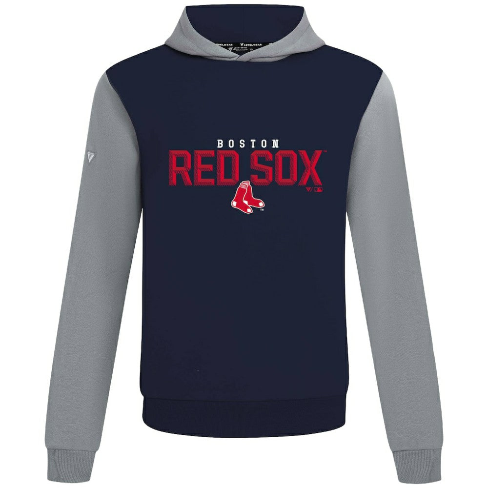 Navy Boston Red Sox Levelwear Throwback Carve Ultimate Hoodie
