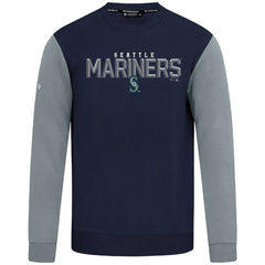 College Navy Seattle Mariners Levelwear Throwback Ultimate Carve Sweatshirt