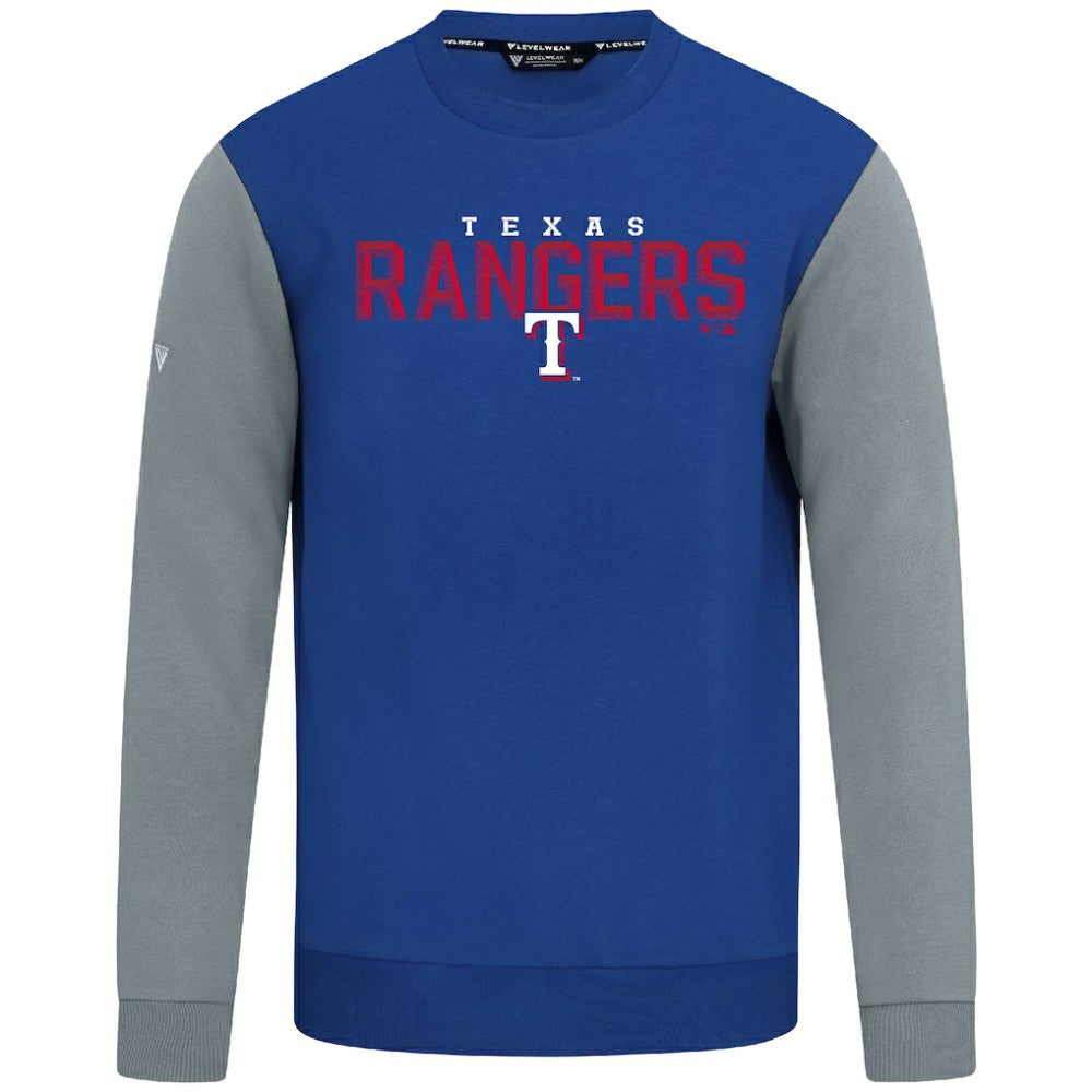 Royal Texas Rangers Levelwear Throwback Ultimate Carve Sweatshirt