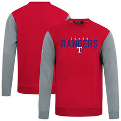 Red Texas Rangers Levelwear Throwback Ultimate Carve Sweatshirt