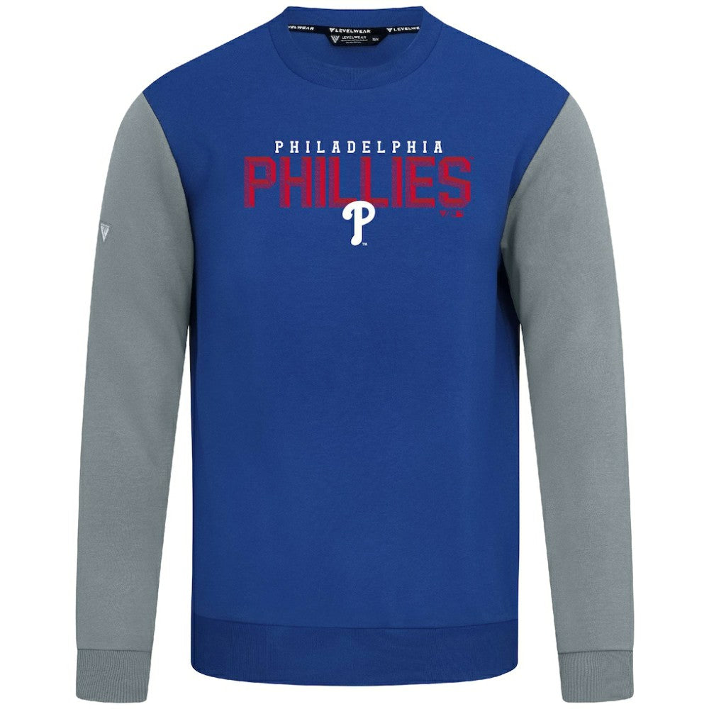 Royal Philadelphia Phillies Levelwear Throwback Ultimate Carve Sweatshirt