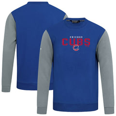 Royal Chicago Cubs Levelwear Throwback Ultimate Carve Sweatshirt