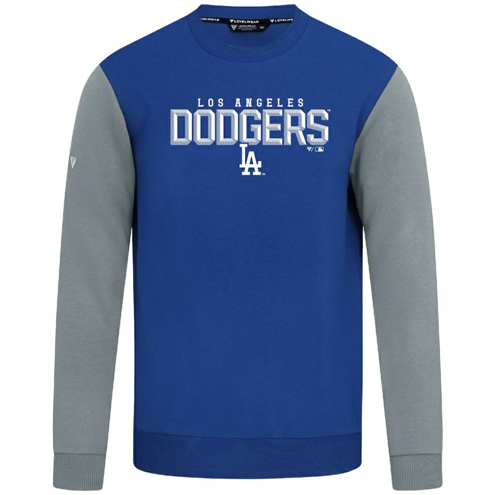 Royal Los Angeles Dodgers Levelwear Throwback Ultimate Carve Sweatshirt