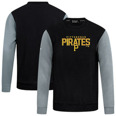 Black Pittsburgh Pirates Levelwear Throwback Ultimate Carve Sweatshirt