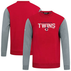 Red Minnesota Twins Levelwear Throwback Ultimate Carve Sweatshirt
