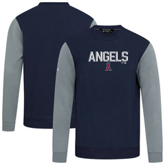 Navy Los Angeles Angels Levelwear Throwback Ultimate Carve Sweatshirt