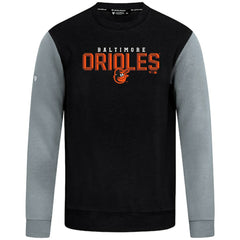 Black Baltimore Orioles Levelwear Throwback Ultimate Carve Sweatshirt