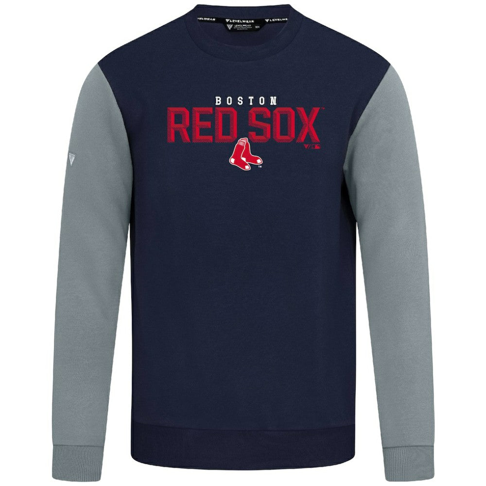 Navy Boston Red Sox Levelwear Throwback Ultimate Carve Sweatshirt