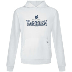 White New York Yankees Levelwear Relay Journey Pullover Hoodie